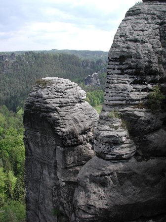 Rock formations in the Bastei